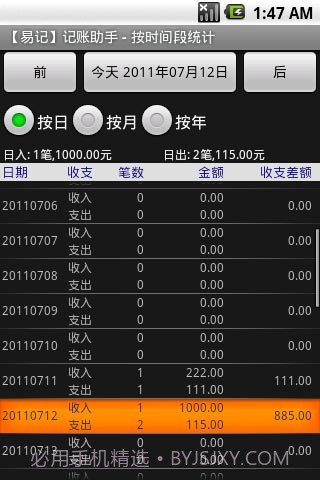 易记手机记账助手截图3 易记手机记账助手截图3
