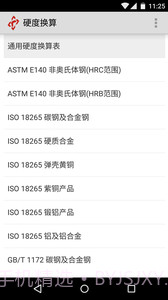 硬度换算截图1 硬度换算截图1