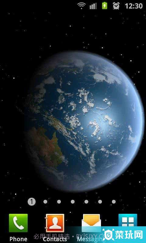 3D高清地球旋转动态壁纸截图4 3D高清地球旋转动态壁纸截图4