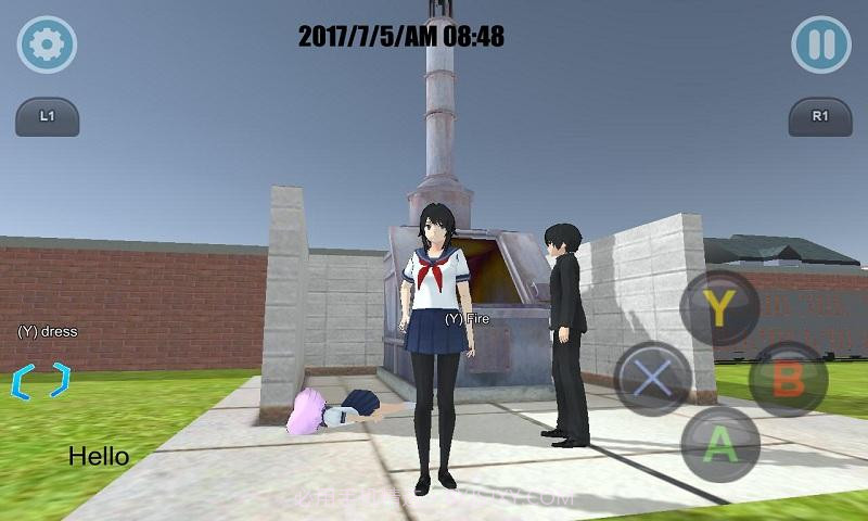 高校女生模拟器手机版截图2