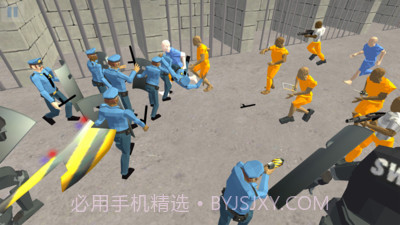 战斗模拟器：监狱和警察免费版截图3