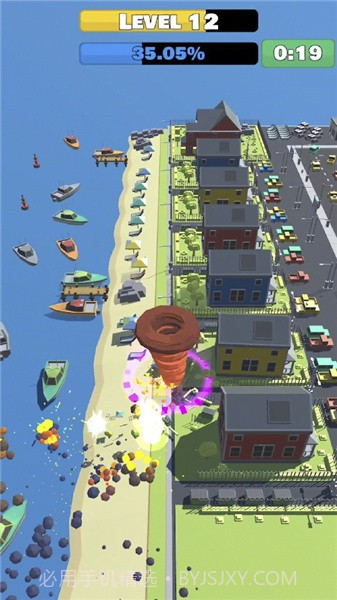 龙卷风摧毁城市3D截图4