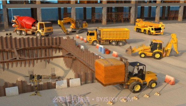 施工卡车游戏3D截图2