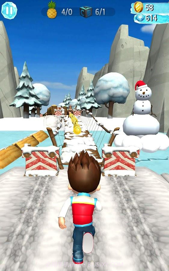 雪地奔跑手机版截图2 雪地奔跑手机版截图2