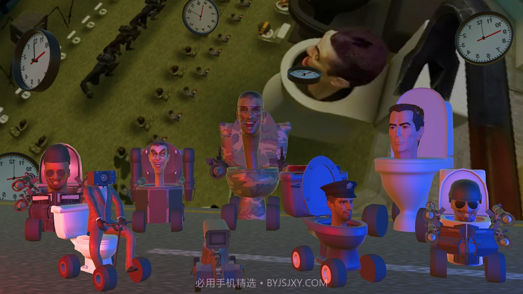 斯基比迪厕所漂移赛车截图1