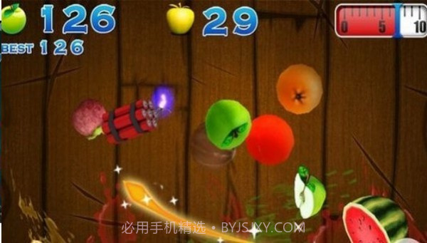 水果斜切截图2 水果斜切截图2