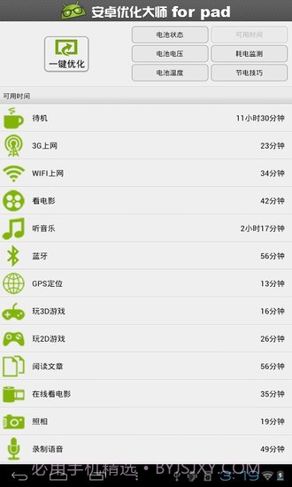 安卓优化大师HD截图4