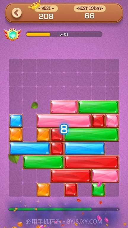 降落的三色方块截图2