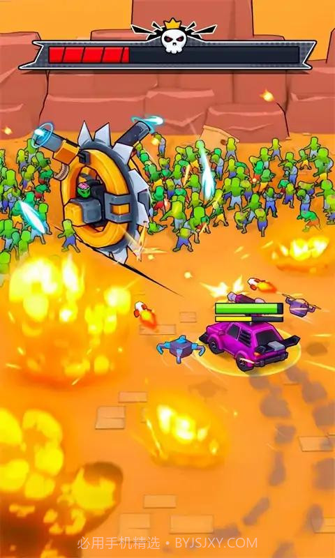 汽车僵尸大战截图2 汽车僵尸大战截图2