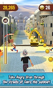 愤怒奶奶跑酷截图1