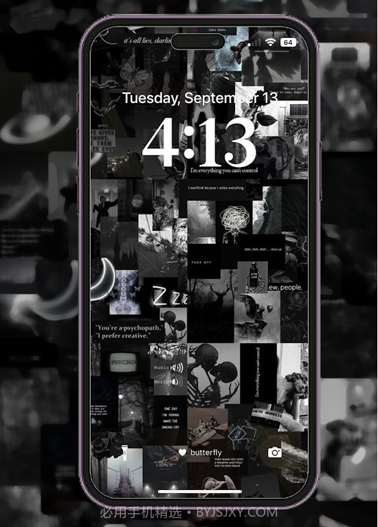黑色美学壁纸截图3