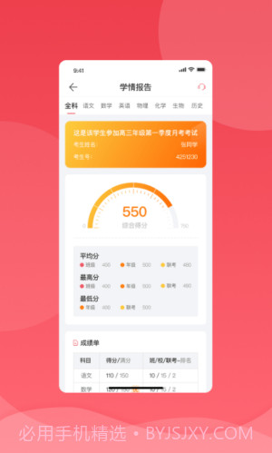 七天学堂查分截图1