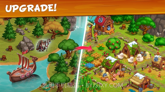 北龙岛建造维京人农场中文版截图4