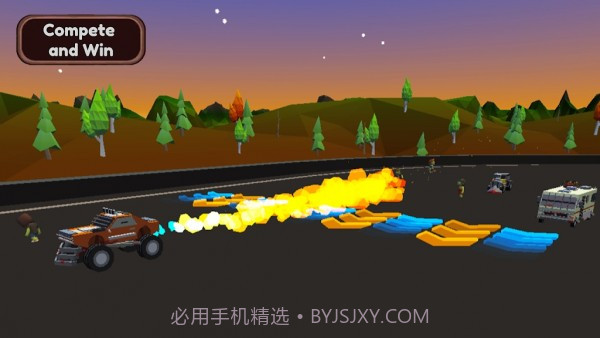 僵尸种族赛车截图2