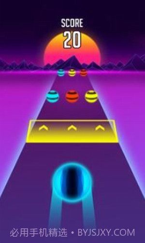 霓虹色球道跑截图3 霓虹色球道跑截图3
