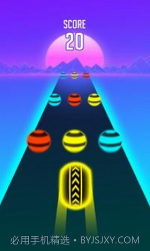 霓虹色球道跑截图4 霓虹色球道跑截图4