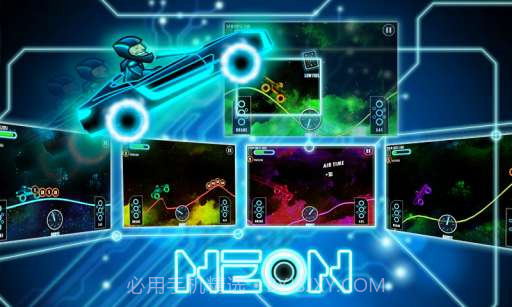 霓虹灯爬坡赛 Neon Climb Race截图1