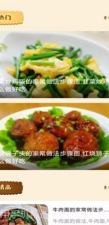 可口的菜谱截图1