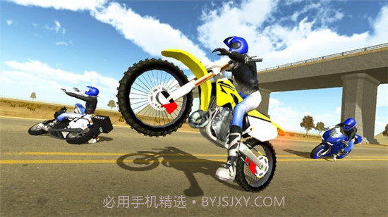 公路摩托3D截图2