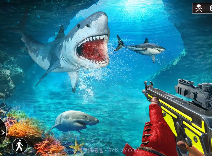 饥饿的巨齿鲨截图4