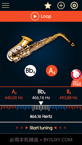 Master Saxophone Tuner截图2 Master Saxophone Tuner截图2
