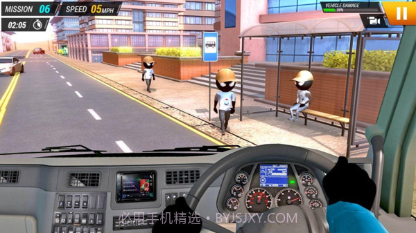 火柴人巴士模拟器截图1 火柴人巴士模拟器截图1