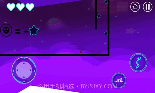 火柴人跳跃和奔跑截图3