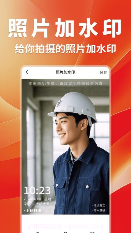 工作打卡水印相机2026最新版截图4 工作打卡水印相机2026最新版截图4