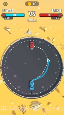 汽车决斗:画条线截图1 汽车决斗:画条线截图1