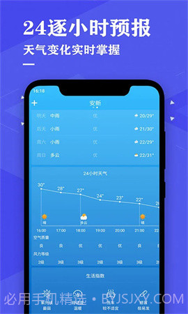 即时天气预报手机版截图1