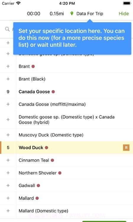 eBird截图2 eBird截图2