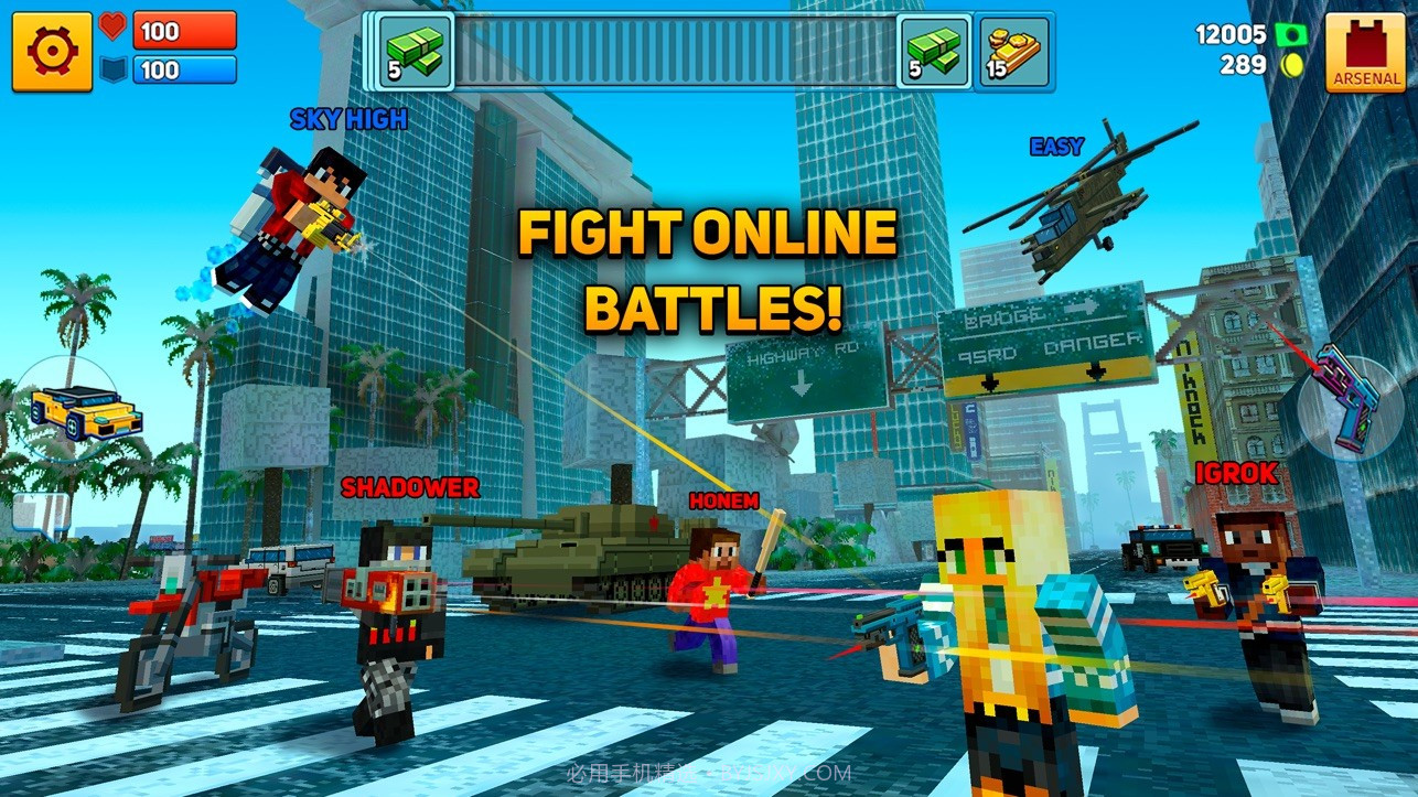 方块城市战争：黑手党城镇截图2