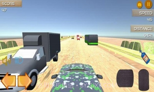 沙漠公路奔跑截图2