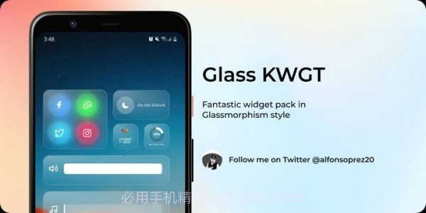 Glass KWGT截图4