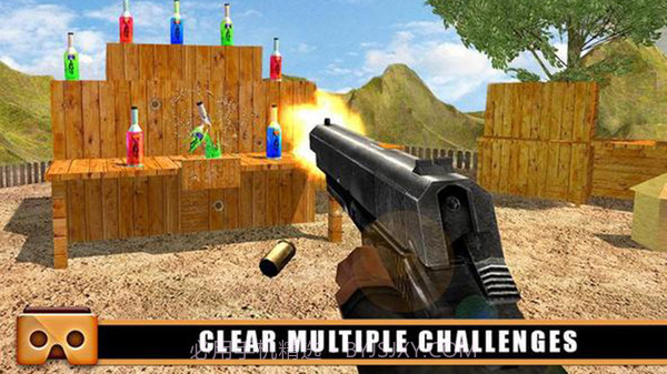VR射击瓶子训练APP截图3