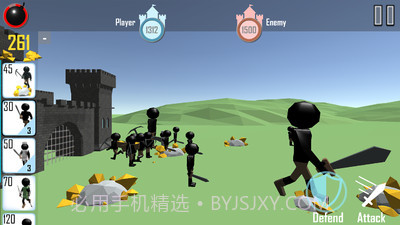 火柴人战争3D截图2