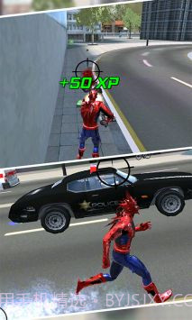 城市绳索英雄3D截图1