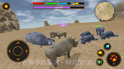 野生犀牛模拟器截图2 野生犀牛模拟器截图2