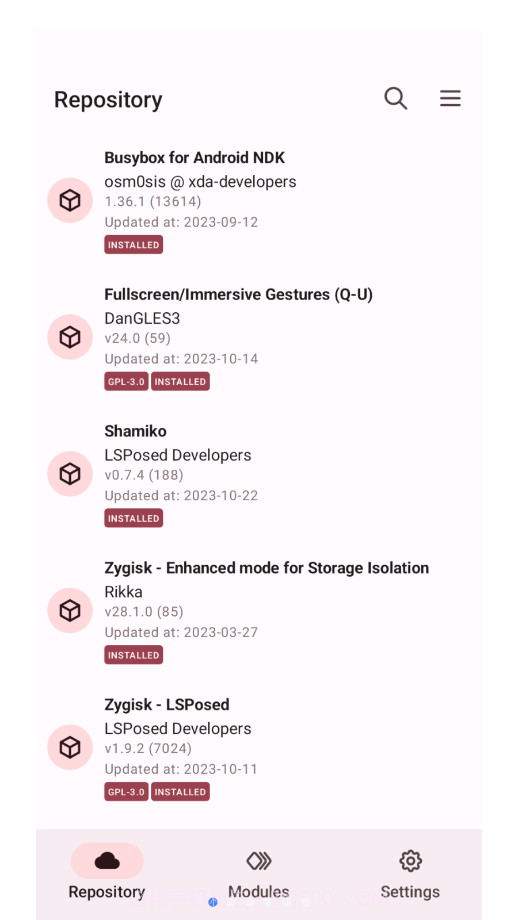 mrepo模块仓库截图1