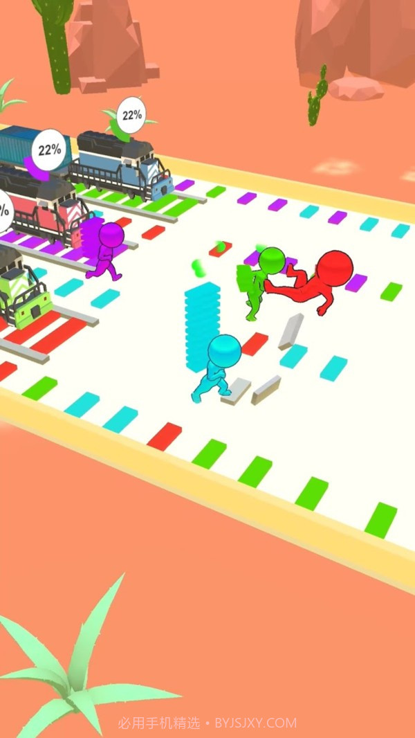 疯狂造铁轨截图1