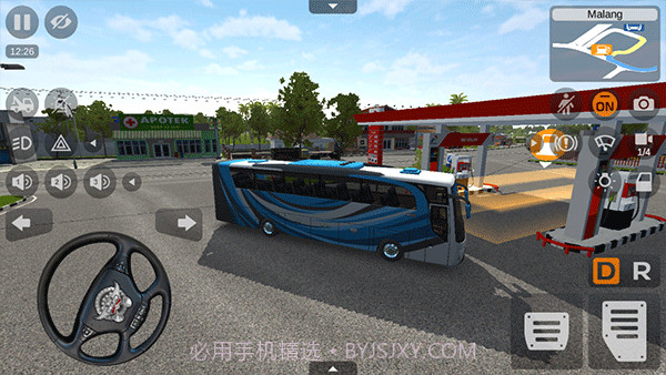 印尼巴士模拟器带小车截图1